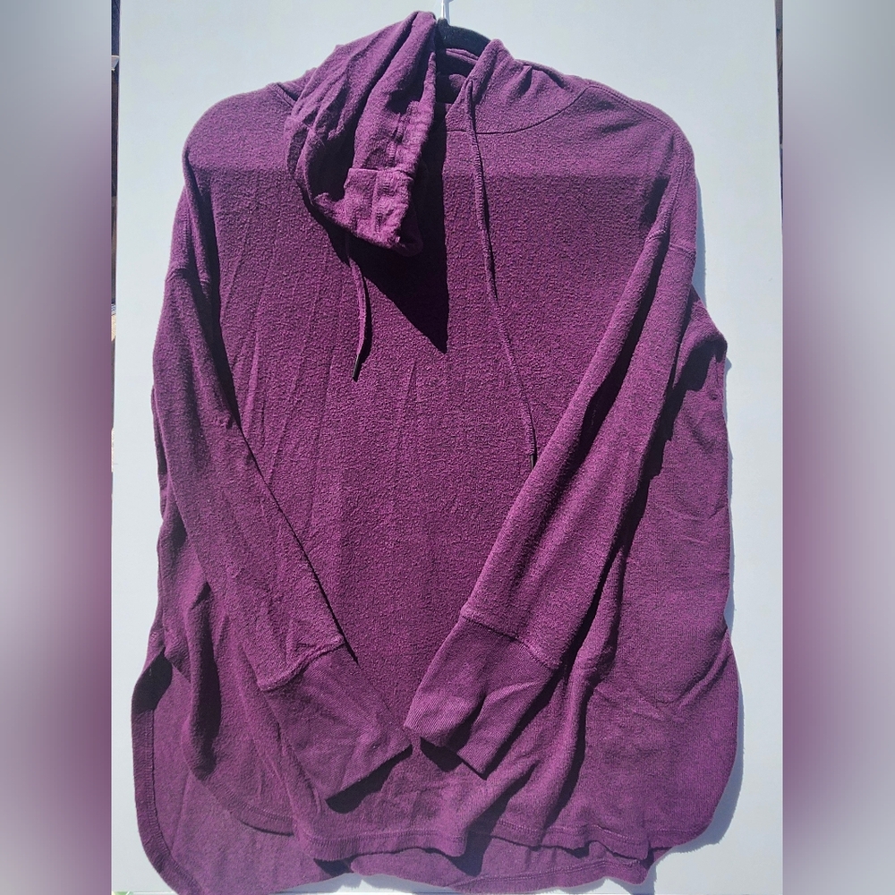 Woman Purple Sweater